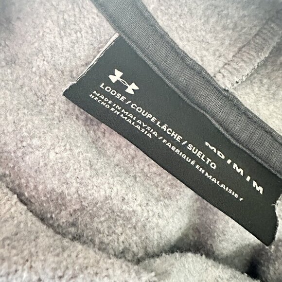 Under Armour Gray Cowl Neck Sweatshirt Gray Women’s Medium - Picture 6 of 7